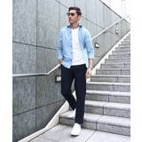 ストライプ2WAY9分丈スラックスパンツ | MICHEL KLEIN HOMME | 詳細画像6