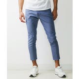 ブルー(55) | クールツイルストレッチパンツ | MICHEL KLEIN HOMME