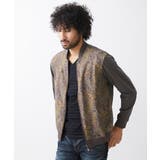 ブラウン(86) | コンビネーションMA-1ブルゾン | MICHEL KLEIN HOMME