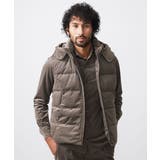 ブラウン(86) | トリコットベロアダウンベスト セットアップ | MICHEL KLEIN HOMME