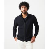ブラック | スタンドカラートラックジャケット | MICHEL KLEIN HOMME