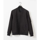 ブラック | 【セットアップ】ジャガードMA-1ブルゾン | MICHEL KLEIN HOMME