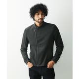 ニットライダースブルゾン | MICHEL KLEIN HOMME | 詳細画像7
