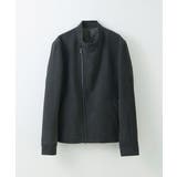 カーキ | ニットライダースブルゾン | MICHEL KLEIN HOMME