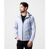 ライトブルー | フード付きスタンドカラーブルゾン | MICHEL KLEIN HOMME