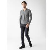 《日本製》レンガ柄Vネック長袖カットソー | MICHEL KLEIN HOMME | 詳細画像11