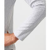 《日本製》レンガ柄Vネック長袖カットソー | MICHEL KLEIN HOMME | 詳細画像8