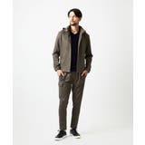 【セットアップ】スエード調パーカーブルゾン | MICHEL KLEIN HOMME | 詳細画像2 