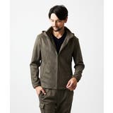 【セットアップ】スエード調パーカーブルゾン | MICHEL KLEIN HOMME | 詳細画像3 