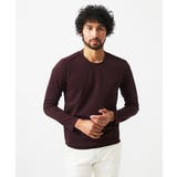 パープル | クルーネック長袖カットソー | MICHEL KLEIN HOMME