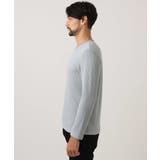 ウェーブジャージクルーネック長袖カットソー | MICHEL KLEIN HOMME | 詳細画像3