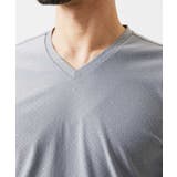 《日本製》バイアスチェック柄Vネックカットソー | MICHEL KLEIN HOMME | 詳細画像5 