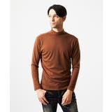 ベージュ | 《日本製》スムースモックネック長袖カットソー | MICHEL KLEIN HOMME