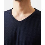 チドリ柄Vネックカットソー | MICHEL KLEIN HOMME | 詳細画像5 