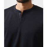 《日本製》キーネック半袖カットソー | MICHEL KLEIN HOMME | 詳細画像8