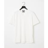 ホワイト | 《日本製》キーネック半袖カットソー | MICHEL KLEIN HOMME