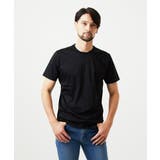 ブラック | クルーネック半袖カットソー | MICHEL KLEIN HOMME