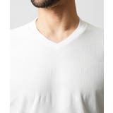 アーガイル柄Vネック半袖カットソー | MICHEL KLEIN HOMME | 詳細画像7 