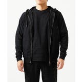 ブラック | 【セットアップ】ジャカードジップアップパーカー | MICHEL KLEIN HOMME