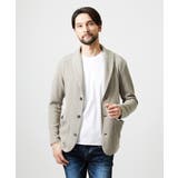 ベージュ | ショールカラーウェーブカーディガン | MICHEL KLEIN HOMME