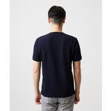 キーネックウェーブ半袖カットソー | MICHEL KLEIN HOMME | 詳細画像4 