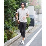 ベージュ(82) | オリジナル柄ポロシャツ | MICHEL KLEIN HOMME