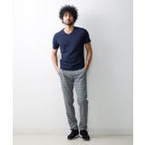 【2023年モデル】《日本製》格子柄リンクス半袖カットソー | MICHEL KLEIN HOMME | 詳細画像11