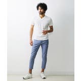 【2023年モデル】《日本製》格子柄リンクス半袖カットソー | MICHEL KLEIN HOMME | 詳細画像17