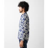 《日本製》フラワー柄プリントカーディガン | MICHEL KLEIN HOMME | 詳細画像4