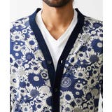 《日本製》フラワー柄プリントカーディガン | MICHEL KLEIN HOMME | 詳細画像6