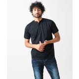 ブラック(94) | 《日本製》ヘンリーネック半袖カットソー 24SS | MICHEL KLEIN HOMME