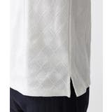 《日本製》ダイヤ柄半袖ポロシャツ | MICHEL KLEIN HOMME | 詳細画像11