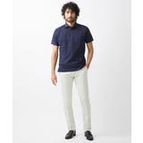 《日本製》ダイヤ柄半袖ポロシャツ | MICHEL KLEIN HOMME | 詳細画像2