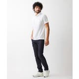 《日本製》ダイヤ柄半袖ポロシャツ | MICHEL KLEIN HOMME | 詳細画像5