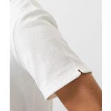 《日本製》モザイク柄ジップアップポロシャツ | MICHEL KLEIN HOMME | 詳細画像6