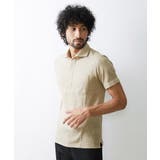 ベージュ(82) | 【2023年モデル】格子柄リンクス半袖ポロシャツ | MICHEL KLEIN HOMME