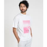 ピンク | プリント半袖カットソー | MICHEL KLEIN HOMME