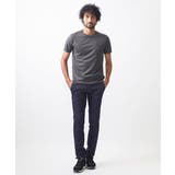 《日本製》ポケット付きクルーネック半袖カットソー | MICHEL KLEIN HOMME | 詳細画像4