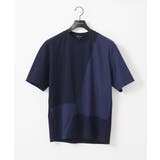 【セットアップ】切り替えクルーネック半袖カットソー | MICHEL KLEIN HOMME | 詳細画像1