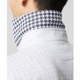 千鳥柄ジャガード半袖ポロシャツ | MICHEL KLEIN HOMME | 詳細画像7