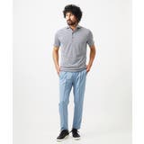 千鳥柄ジャガード半袖ポロシャツ | MICHEL KLEIN HOMME | 詳細画像9