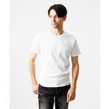 ホワイト | クルーネック半袖カットソー | MICHEL KLEIN HOMME