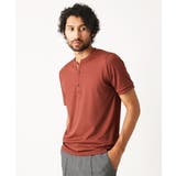 ヘンリーネックプリーツ半袖カットソー | MICHEL KLEIN HOMME | 詳細画像1