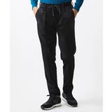 ブラック(94) | トリコットベロアイージースラックスパンツ セットアップ | MICHEL KLEIN HOMME