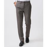 ブラウン(86) | ストレッチスラックスパンツ セットアップ | MICHEL KLEIN HOMME