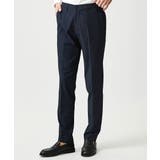 ネイビー | 【セットアップ】オックスストレッチスラックスパンツ | MICHEL KLEIN HOMME