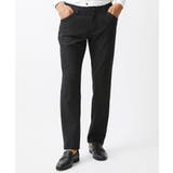 ブラック(94) | ツイード調ストレッチ5ポケットパンツ セットアップ | MICHEL KLEIN HOMME