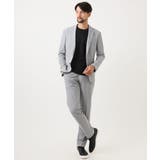 【セットアップ】コットンライクストレッチスラックスパンツ | MICHEL KLEIN HOMME | 詳細画像4 