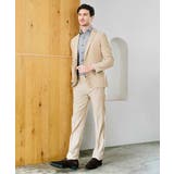 ベージュ(82) | リネンスラックスパンツ | MICHEL KLEIN HOMME