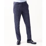 ネイビー(57) | 総柄メッシュスラックスパンツ セットアップ | MICHEL KLEIN HOMME